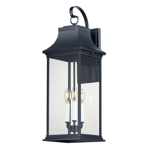 Maxim Vicksburg Outdoor Hanging Lantern in Black Finish Model: 30026CLBK