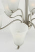 Maxim Vital Chandelier in Satin Nickel Finish Model: 12076FTSN