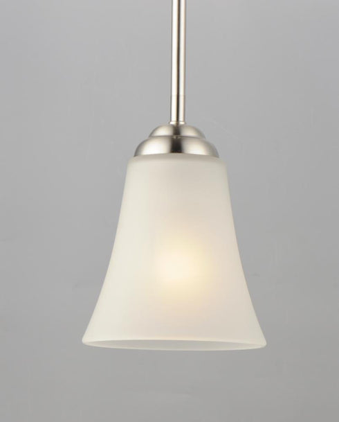 Maxim Vital Mini Pendant in Satin Nickel Finish Model: 92081FTSN