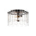 Maxim Warren Flush Mount in Dark Bronze Finish Model: 21832AGDBZ
