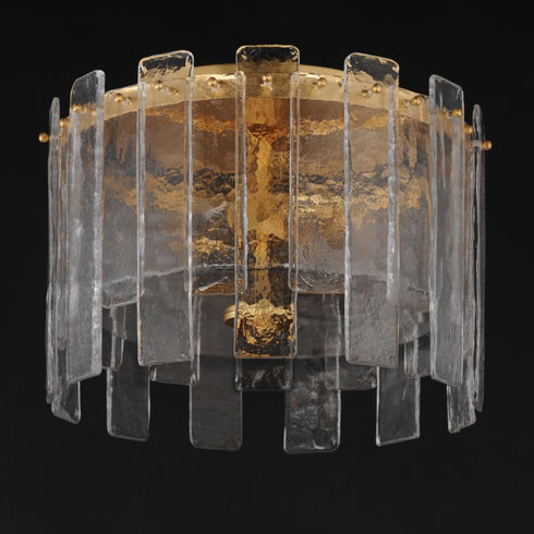 Maxim Warren Flush Mount in Gold Leaf Finish Model: 21832AGGL