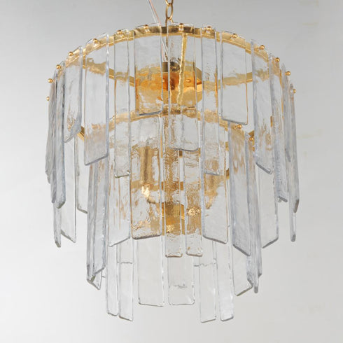 Maxim Warren Semi Flush Mount in Gold Leaf Finish Model: 21833AGGL