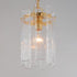 Maxim Warren Single Pendant in Dark Bronze Finish Model: 21831AGGL