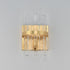 Maxim Warren Wall Sconce in Gold Leaf Finish Model: 21839AGGL