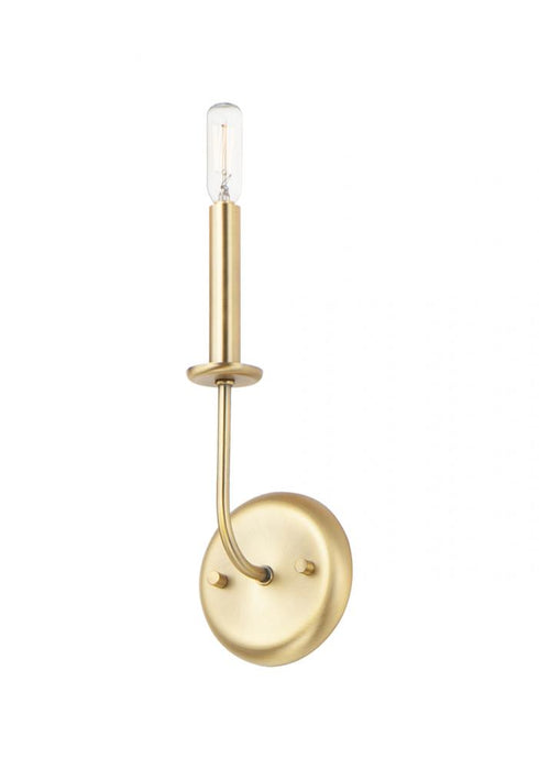Maxim Wesley Wall Sconce in Satin Brass Finish Model: 10321SBR