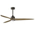 Maxim Woodwind Indoor Ceiling Fan in Black Finish Model: 88834BK
