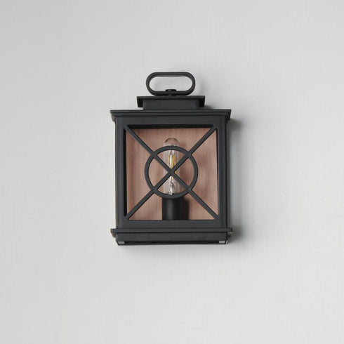 Maxim Yorktown VX Outdoor Wall Mount in Black/Aged Copper Finish Model: 40802CLACPBK