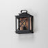 Maxim Yorktown VX Outdoor Wall Mount in Black/Aged Copper Finish Model: 40802CLACPBK