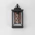 Maxim Yorktown VX Outdoor Wall Mount in Black/Aged Copper Finish Model: 40804CLACPBK