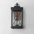 Maxim Yorktown VX Outdoor Wall Mount in Black/Aged Copper Finish Model: 40806CLACPBK