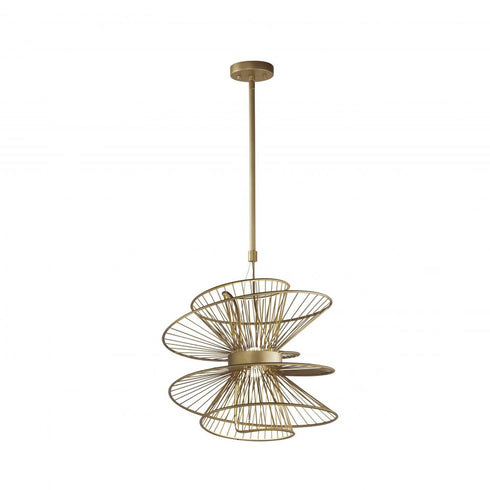 Maxim Zeta Suspension Pendant in Matte White Finish Model: 24174MW