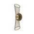 Maxim Zeta Wall Sconce in Natural Aged Brass Finish Model: 24171NAB