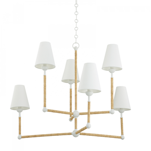 Mitzi 6 Light Chandelier Model: H708806-TWH