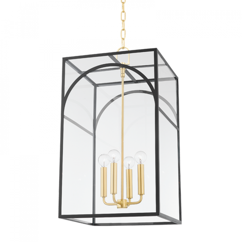 Mitzi Addison 4 Light Large Pendant Model: H642704L-AGB/TBK