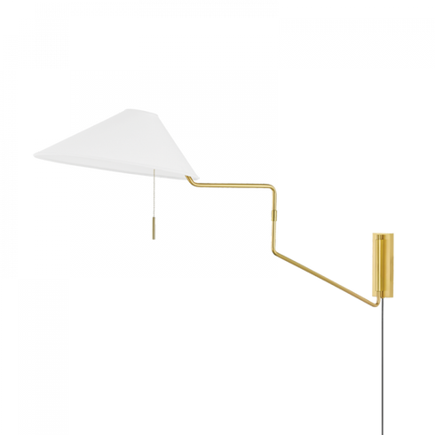Mitzi Aisa 1 Light Portable Wall Sconce Model: HL647201-AGB