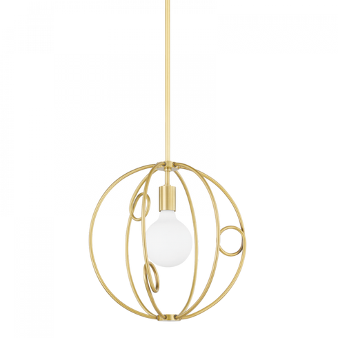 Mitzi Alanis 1 Light Small Pendant Model: H485701S-AGB