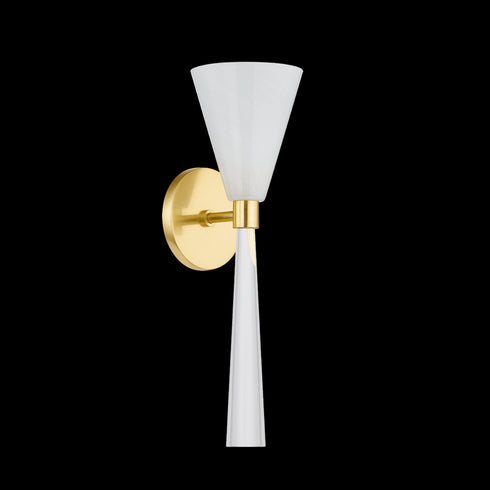 Mitzi Amara Wall Sconce in Aged Brass Finish Model: H862101-AGB