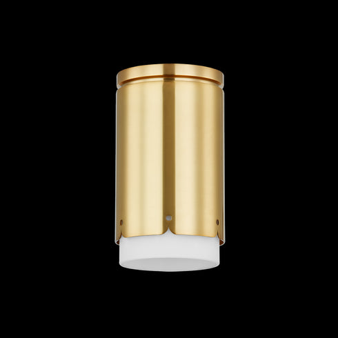 Mitzi Asa Flush Mount in Aged Brass Finish Model: H870501-AGB