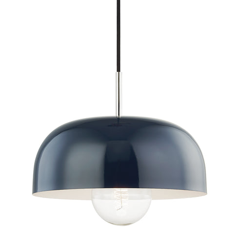 Mitzi Avery Pendant in Polished Nickel / Mint Finish Model: H199701L-PN/MNT