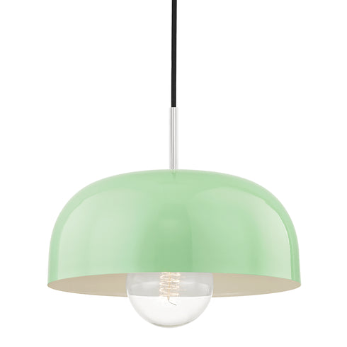Mitzi Avery Pendant in Polished Nickel / Mint Finish Model: H199701L-PN/MNT