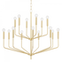 Mitzi Bailey 15 Light Chandelier Model: H516815-AGB/SBK