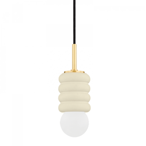 Mitzi Bibi 1 Light Pendant Model: H691701-AGB/CAI