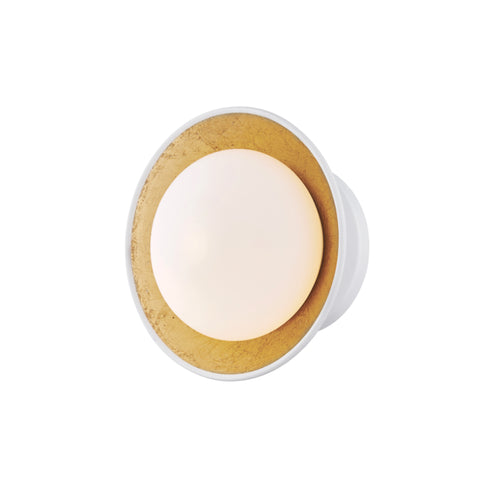 Mitzi Cadence 1 Light Small Semi Flush Model: H368601S-WH/GL