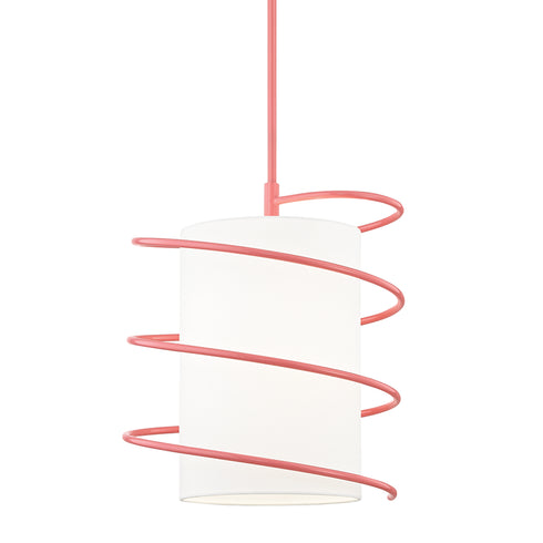 Mitzi Carly Pendant in Pink Finish Model: H237701L-PK