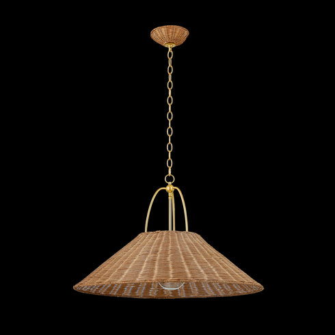 Mitzi Davida Pendant in Aged Brass Finish Model: H894701L-AGB