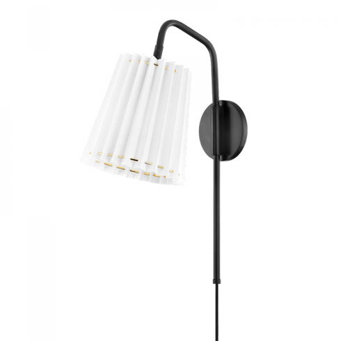Mitzi Demi 1 Light Portable Wall Sconce Model: HL476101-AGB