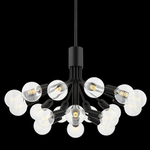 Mitzi Drea Chandelier in Soft Black Finish Model: H680818-SBK