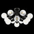 Mitzi Drea Semi Flush in Soft Black Finish Model: H680612-SBK