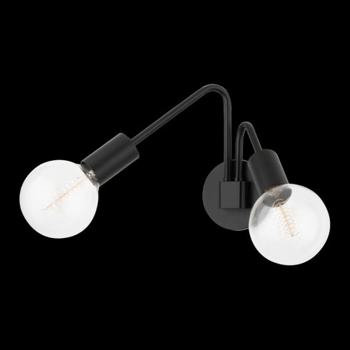 Mitzi Drea Wall Sconce in Soft Black Finish Model: H680102-SBK