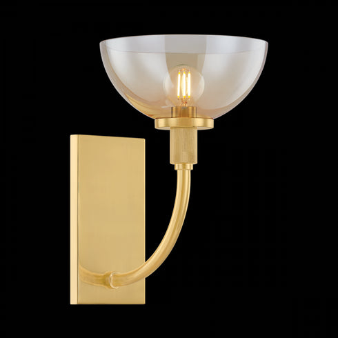 Mitzi EVA Wall Sconce in Aged Brass Finish Model: H981101-AGB