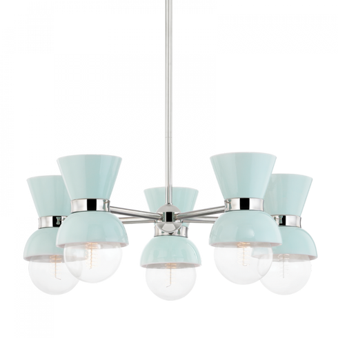Mitzi Gillian 5 Light Chandelier Model: H469805-AGB/CCR