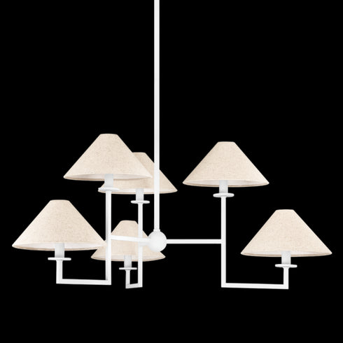 Mitzi Gladwyne 6 Light Chandelier Model: H760806-TWH