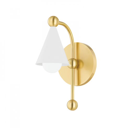 Mitzi Hikari 1 Light Wall Sconce Model: H681101-AGB/SWH