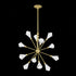Mitzi Hikari Chandelier in Aged Brass/Soft White Finish Model: H681812-AGB/SWH