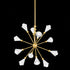 Mitzi Hikari Chandelier in Aged Brass/Soft White Finish Model: H681812-AGB/SWH