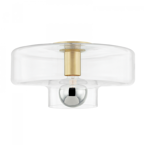 Mitzi Iona 1 Light Flush Mount Model: H524501-AGB
