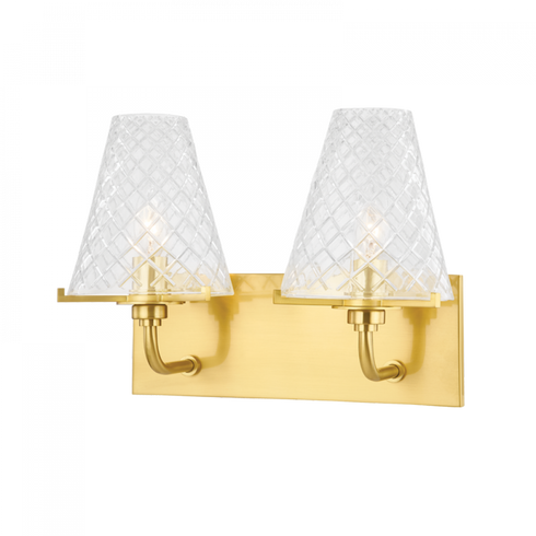 Mitzi Irene 2 Light Bath Bracket Model: H495302-AGB