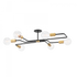 Mitzi Jena 6 Light Semi Flush Mount Model: H488606S-PN/TBK