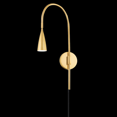 Mitzi Jenica 1 Light Portable Sconce Model: HL811201-AGB