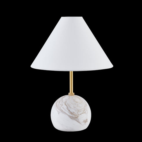 Mitzi Jewel Table Lamp in Aged Brass Finish Model: HL864201-AGB