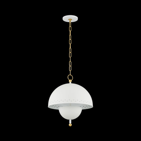Mitzi Jojo Pendant in Aged Brass/Soft White Finish Model: H885702-AGB/SWH