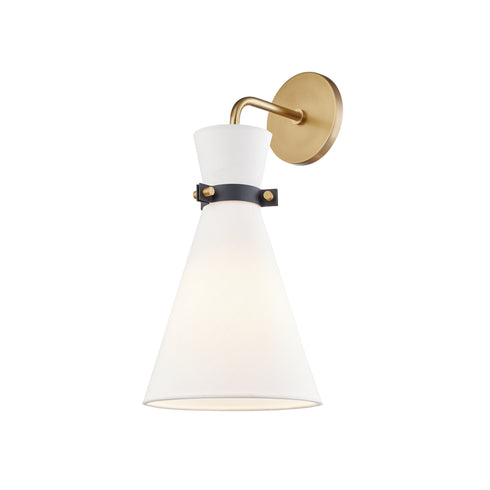 Mitzi Julia 1 Light Wall Sconce Model: H294101-PN/BK