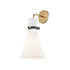 Mitzi Julia 1 Light Wall Sconce Model: H294101-PN/BK
