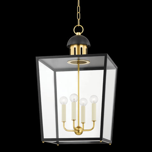 Mitzi June 4 Light Lantern Model: H737704L-AGB/SBK