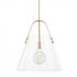 Mitzi Karin 1 Light Extra Large Pendant Model: H162701XL-AGB