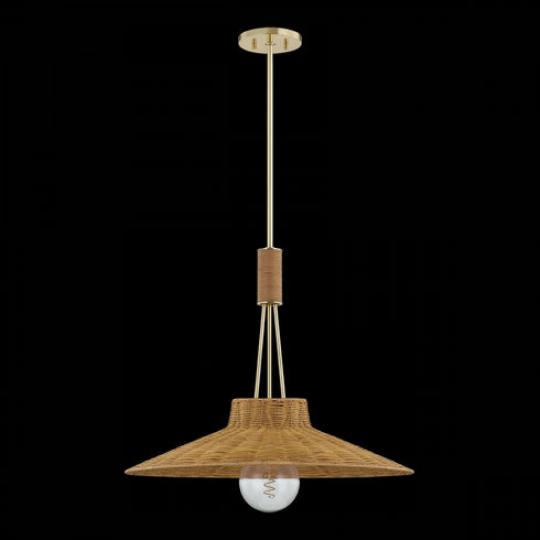 Mitzi Laudine Pendant in Aged Brass Finish Model: H921701-AGB